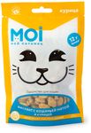 Лакомство для кошек MOI Бисквит с кошачьей мятой и курицей пл/пак 50г