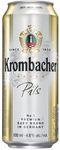 Пиво Кромбахер Пилс светлое паст. фильтр. 4,8% ж/б 0,5л*24 (В) ТС Пиво Кромбахер Пилс светлое паст. фильтр. 4,8% ж/б 0,5л*24 (В) ТС