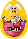 Подарочный набор M&M'S и друзья Пасхальное яйцо, набор шоколадных конфет M&M'S, Snickers, Twix, Milky Way, Mars, Bounty, Skittles, 217 г