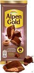 Шоколад молочный Alpen Gold Альпен Гольд с начинкой со вкусом капучино, 80г