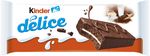 Бисквитное пироженое Kinder Delice, покрытое какао-глазурью, с молочной начинкой, 39 г