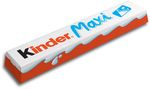 	 Шоколад молочный Kinder Maxi с молочной начинкой, 21 г