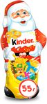 Новогодний сладкий продарок фигурный молочный шоколад Kinder Дед Мороз, 55 г
