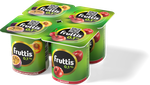 Йогуртный продукт Fruttis 0,1% Персик-маракуйя/Вишня, 110г