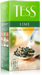 Чай TESS Lime зелёный, в пакетиках, 1,5г*25п