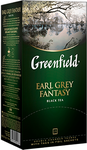 Чай Greenfield Earl Grey Fantasy черный, в пакетиках, 2г*25п