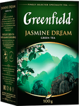 Чай Greenfield Jasmine Dream зеленый, листовой, 100г