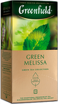 Чай Greenfield Green Melissa зеленый, в пакетиках, 1,5г*25п