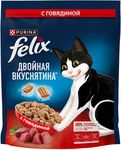 Феликс Двойная Вкуснятина 600г Сухой корм говядина
