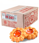 Печенье Сладкая Слобода Баба Маня Курабье с персиковой начинкой сдобное, 4,3кг