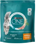 Сухой корм Purina One для взрослых кошек с курицей 750г