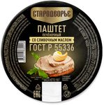 Паштет Стародворье печёночный со сливочным маслом ГОСТ ламистер ф/в 0,1 кг